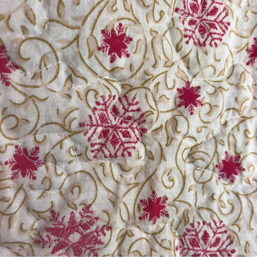 Handmade Quilt Christmas JOY Mice & Holly-small size